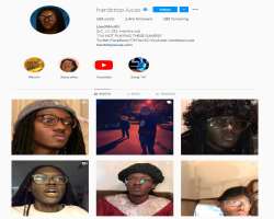 Lucas uploads various posts on his Instagram profile such as his day to day routine or his music videos featuring him singing rap songs.